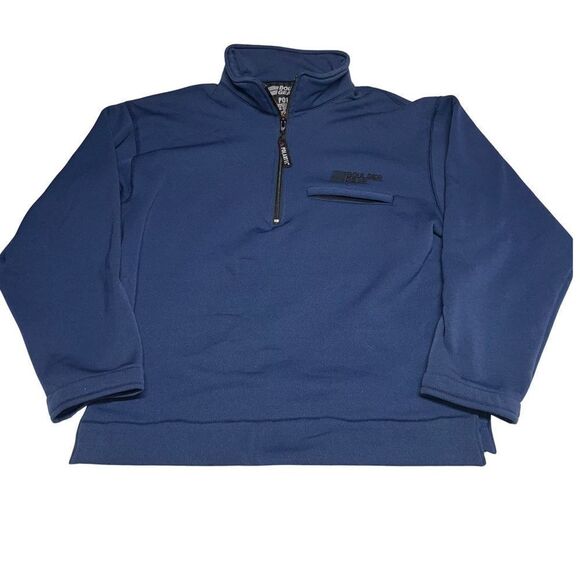 Boulder Gear Polartec 1/4 Zip Fleece Pullover Jacket Mens Medium Blue‎ - Picture 1 of 4